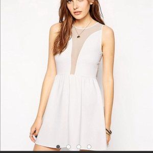 For Love and Lemons White Lulu Mesh Dress